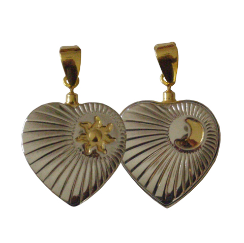 Heart of BioStabil - BiColor - Magneet Ketting Hanger