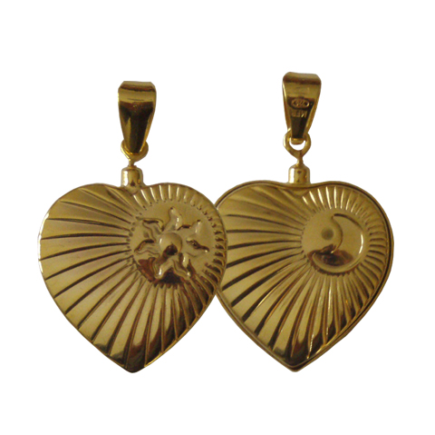 Heart of BioStabil - Goud - Magneet Ketting Hanger
