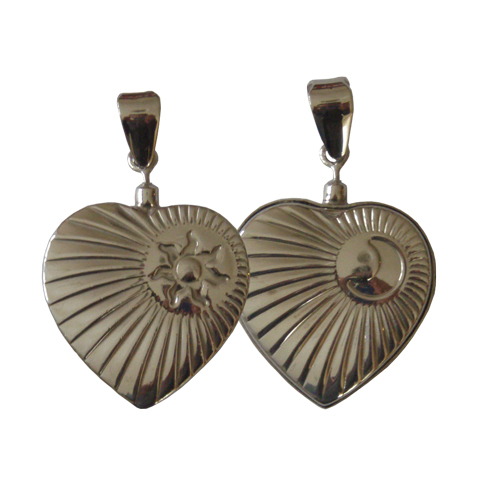 Heart of BioStabil - Zilver - Magneet Ketting Hanger
